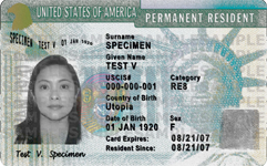 Greencard Card